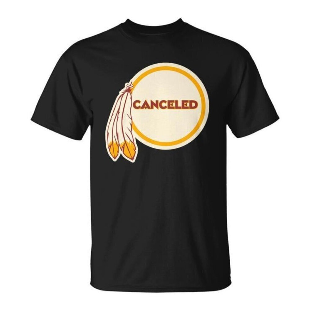 Canceled Washington Football Team NFL Fan Retro Logo Pride Statement T-Shirt .